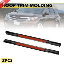 2x Roof Drip Molding Trim Left Right Side Black For Toyota Venza 2009-2016 2x Roof Drip Molding Trim Left Right Side Black For Toyota Venza 2009-2016
