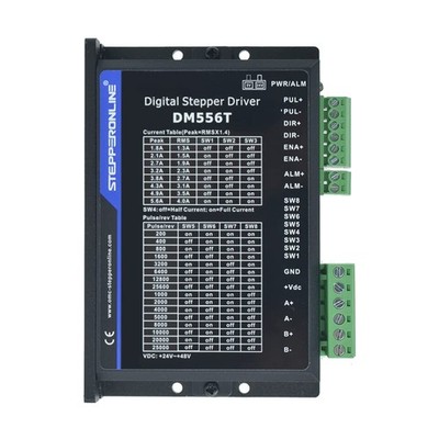 DM556T Digital Stepper Driver 1.8~5.6A 20-50VDC for Nema 23, 24 Stepper Motor
