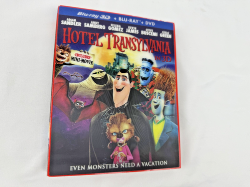 Hotel Transylvania Blu-ray 3D Blu-ray DVD Combo Set Animated Kids Family Movie - Picture 3 of 8