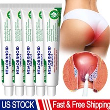 5/3X Hemorrhoids Remove Ointment Herbal Cream Relief Piles Pain Reduce Itching
