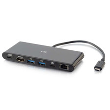 C2G 28845 USB-C Docking Station with 4K UHD HDMI, Ethernet, USB, Power Delivery