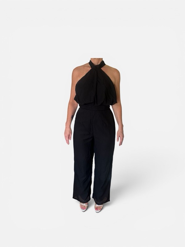 Black Formal Romper Size 4 New With Tags.