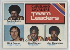 1975-76 Topps Team Leaders Bobby Smith Dick Snyder Jim Chones Cleamons #120 1e5k