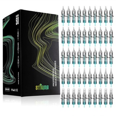 Tattoo Nadeln Cartridges 50 Stück Einweg Mixed #12 Round Liner Shader