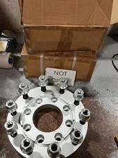 2pcs Front 1.5 8x180 To Rig Semi 10x285.75 Hub Centric Wheel Adapters