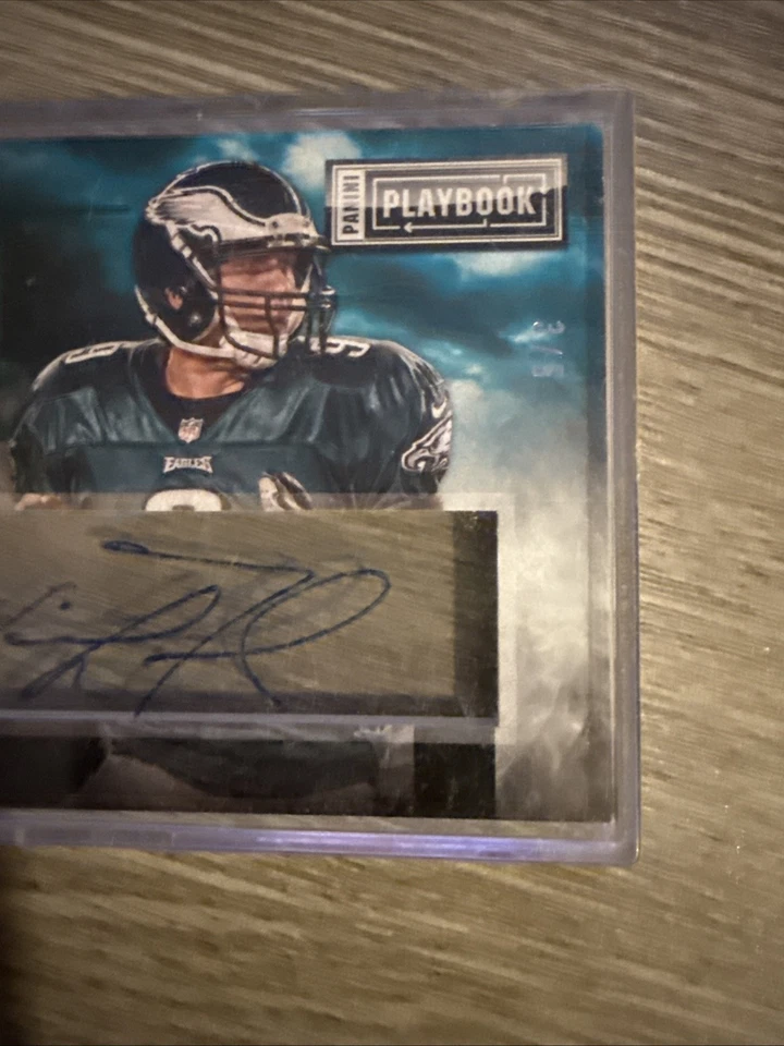 Panini Playbook Nick Foles 2014 parche automático/5 Foto 2 de 4