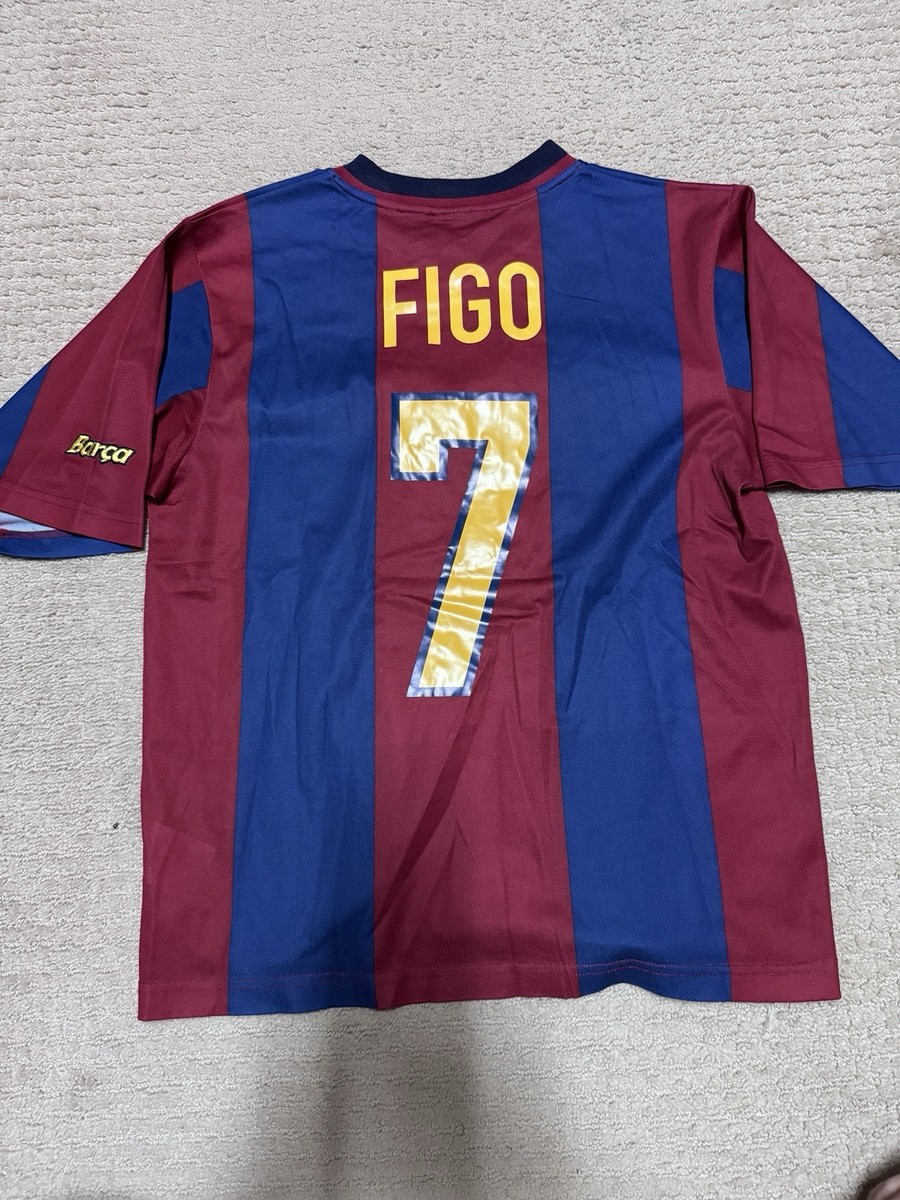 【 98-99 】 NIKE FC Barcelona ホーム ユニフォーム Nike FC Barcelona 1998-99 Home Jersey - Fan Version - #7 Figo | eBay