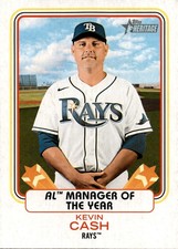 2022 Topps Heritage #AW-8 Kevin Cash Award Winners