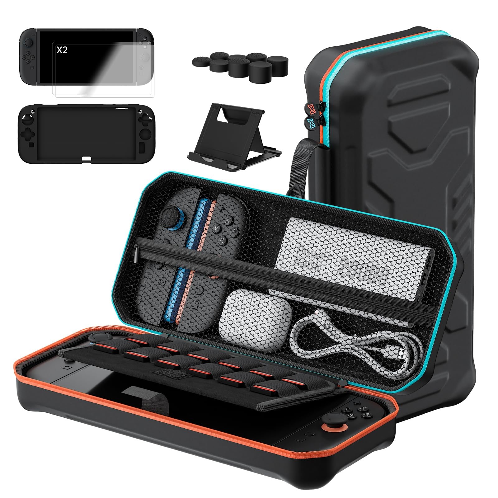 Étui Nintendo Switch 2 organisateur de rangement étanche à coque renforcée