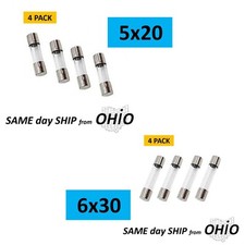 Glass Fuse 5x20 small round - Glass Fuse 6x30 round