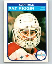 1982-83 O-Pee-Chee #372 Pat Riggin  Washington Capitals V59739