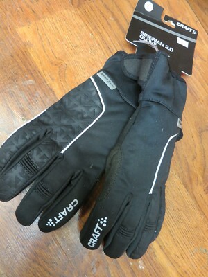 NOS CRAFT SIBERIAN WINTER CYCLING GLOVES MENS L BLACK