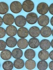 1916-P Lincoln Wheat Penny Solid Date Roll 39 Coins Mostly Fine