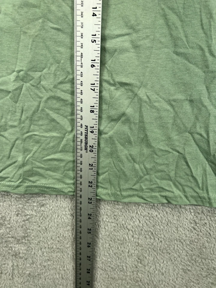 Mighty Fine Womens Large T Shirt Motorcycle Tee Jackson Hole Green Short Sleeve - Image 4 of 4