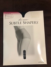 Vintage JcPenney Super Shaper Pantyhose Sheer Caress Average Black New