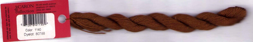 Impressions by Caron SILK & WOOL 1140 BROWN 36 yds from Italy Needlework - 第 1/2 張圖片
