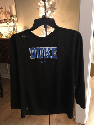 duke nike long sleeve shirt