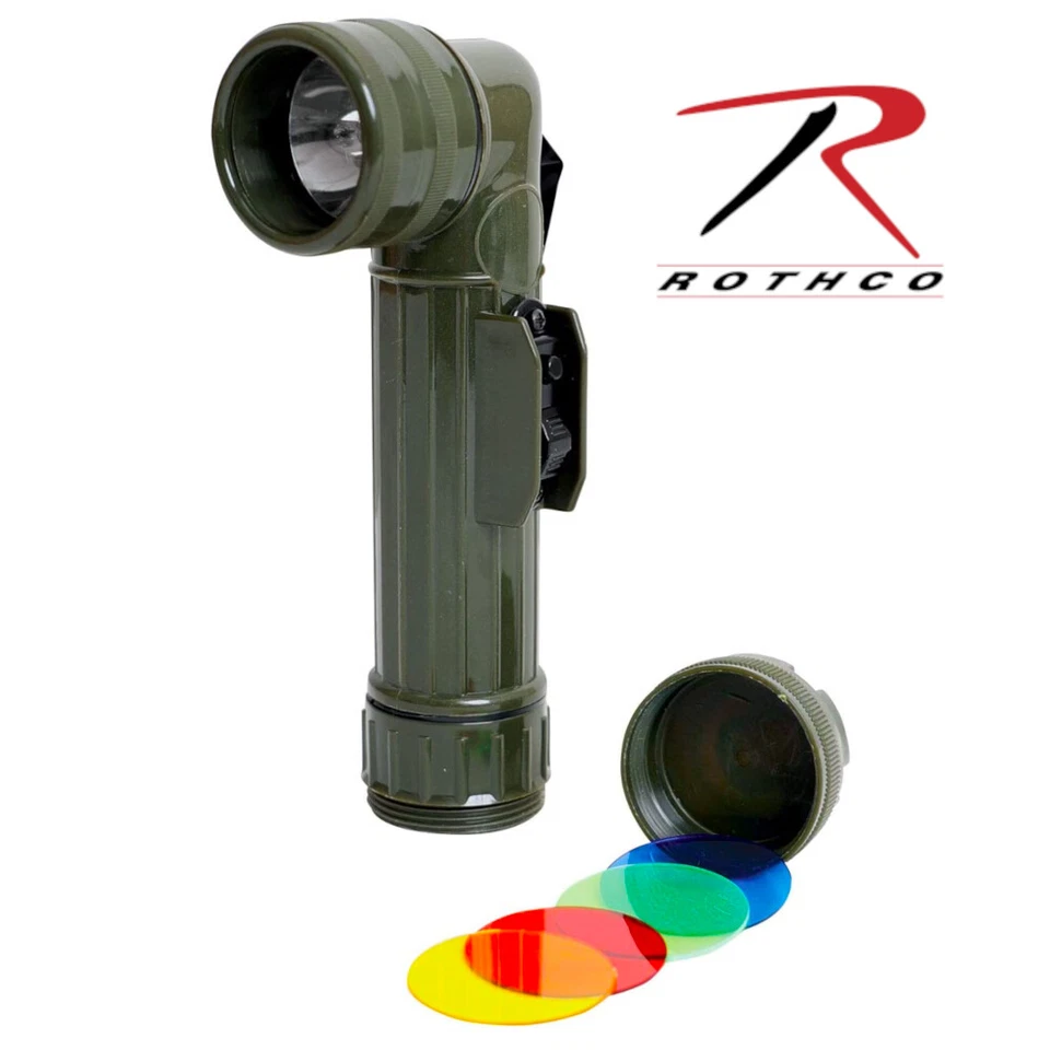 Rothco Angle Head Tactical C-Cell Combat Military Outdoor Flashlight - Image 2 of 2