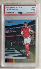 🔥2020 Topps Stadium Club MLB Baseball #13 Yadier Molina PSA 9 Pop 1 Clean Case