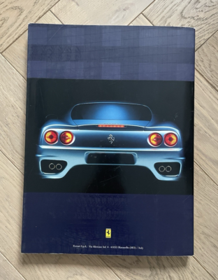 FERRARI Official Year Book 1999 Formula One 360 Modena | eBay UK