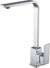 Square Kitchen Tap Modern Kitchen Mixer Taps Chrome Monobloc Kitchen