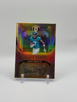 2024 Panini Gold Standard Golden Debuts Auto Brian Thomas Jr /24    