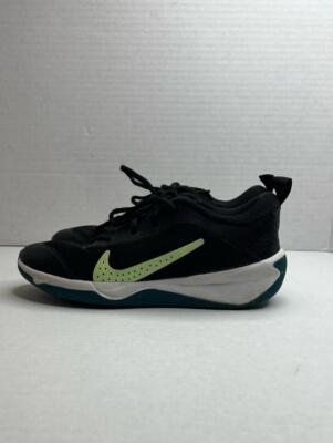 Nike Omni Multi-Court (GS) Athletic Shoes Black Barely Volt Youth Size 6Y DM9027