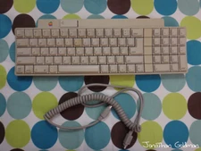 Apple Desktop Bus Keyboard - Apple IIgs 658-4081 ORANGE ALPS with ADB Cable RARE