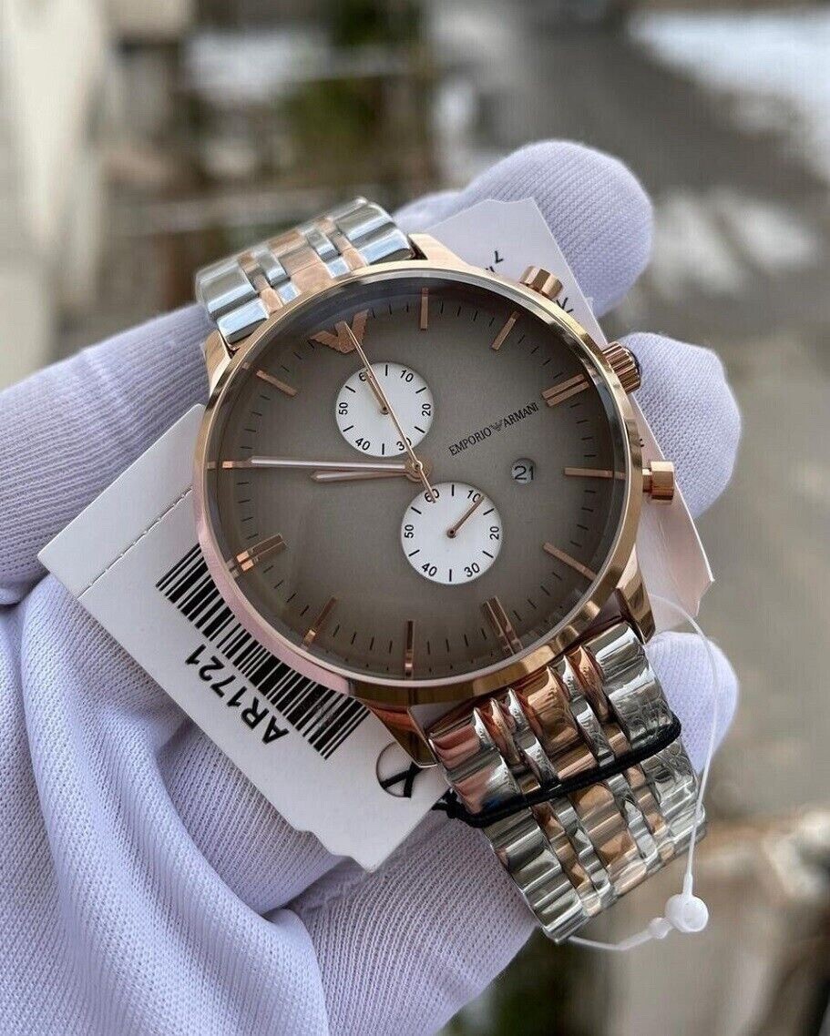 Emporio Armani 1721 Gray Men's Watch - AR1721 | Acquisti Online su eBay