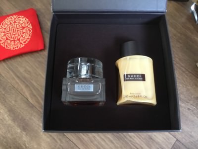GUCCI EAU DE PARFUM BROWN 1.7 FL oz 50 ML Spray Body lotion 200ml 6.7 Fl.oz 6.8