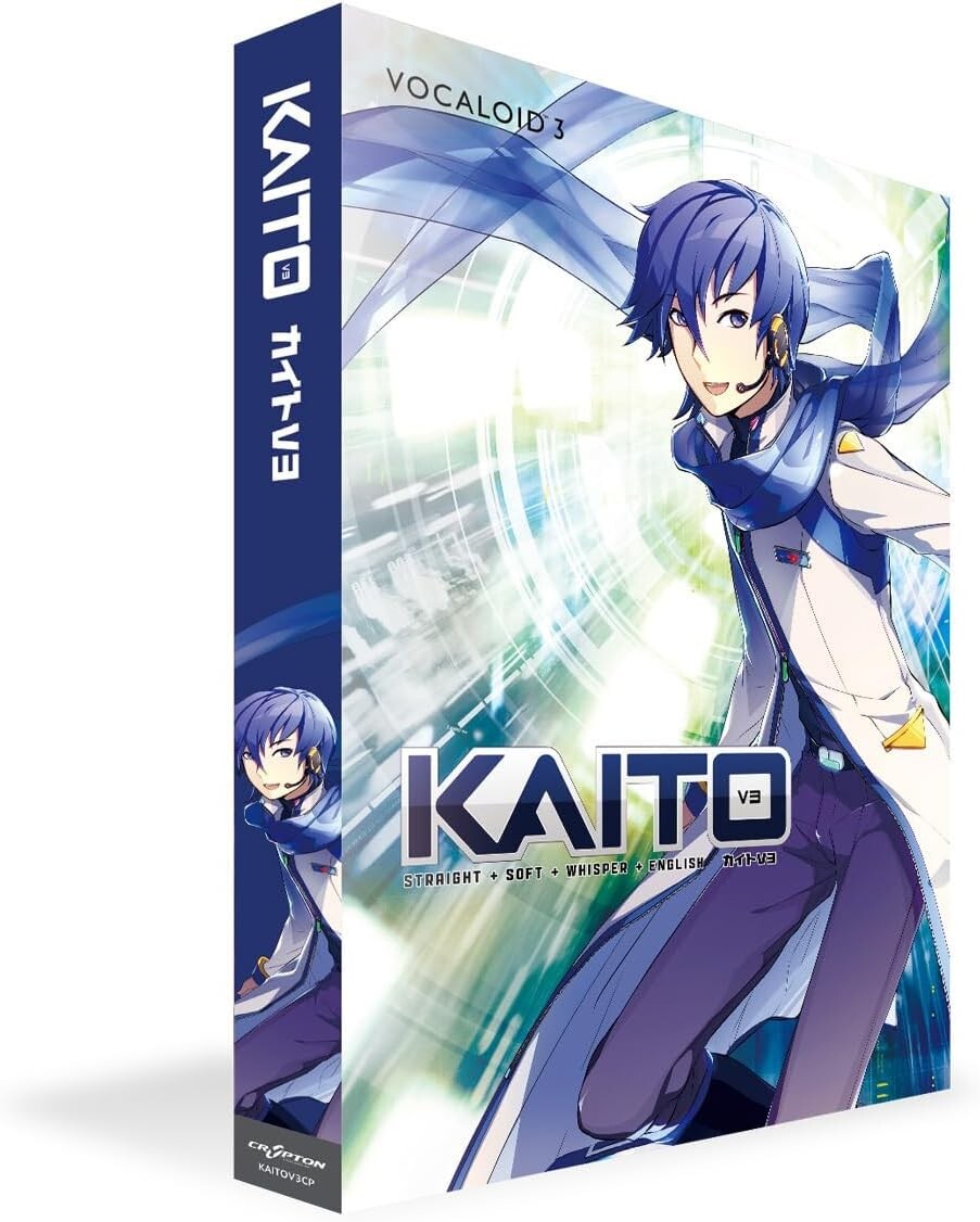 DTM・DAW KAITO V3 VOCALOID 3 Boxed KAITO V3 Voice Bank – CRYPTON Vocaloid3 Win/Mac