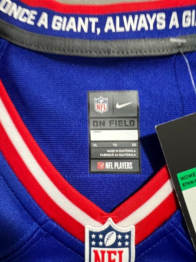 New York Giants Ryan #23 Reebok Jersey Womens Extra Large Blue Short Sleeve. thumbnail 6