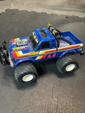 1980s Radio Shack RC Off Roader 4x4  Blue Ford ** READ** no remote, flat tires