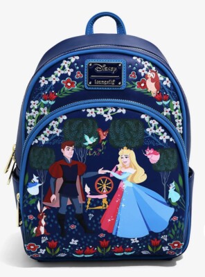 Loungefly Sleeping Beauty ミニバックパックディズニー Loungefly Disney Sleeping Beauty Floral Mini Backpack BoxLunch