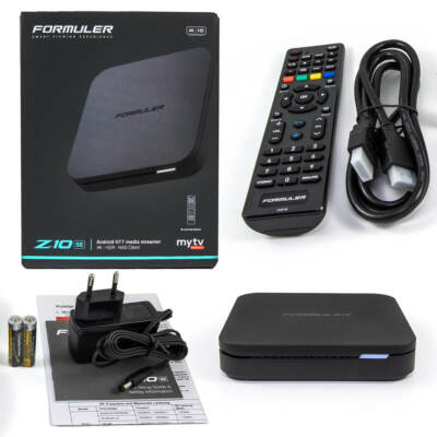 Formuler Z10 SE 4K IP TV Box Android 10 UHD Player H.265 LAN + Dual WLAN WiFi 