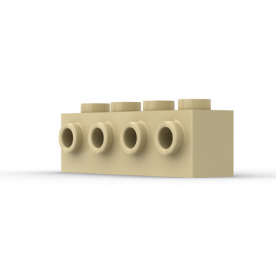 Lego 5x Konverter 1x4 brick with studs 30414 beige tan