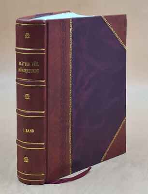 Bl?Tter F?R M?Nzfreunde Und M?Nzforschung. Volume Bd.14:N.F.Bd.1 [Leather Bound]