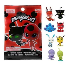 Miraculous Flocked Kwami Mystery Pack Random Figure - Pack of 1