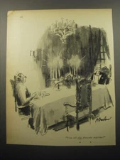 1957 Cartoon by Perry Barlow - You call this pheasant supreme!
