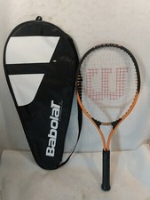 New Wilson L4 Titanium Soft Shock energy tennis racquet 4 1/2"grip Babolot Bag