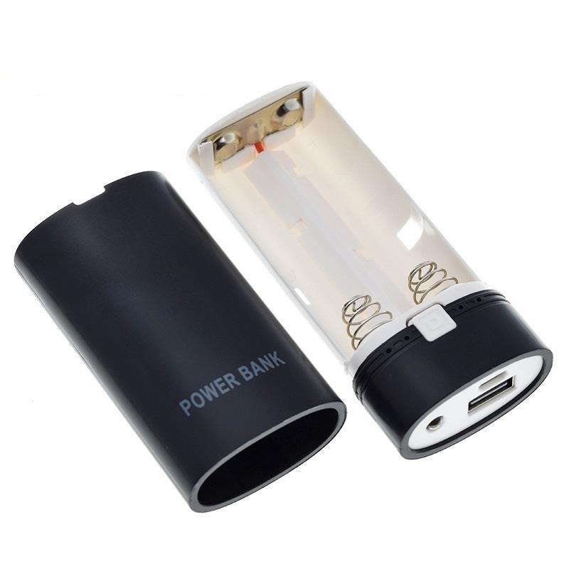 Portable Power Bank Case with Detachable Design and Battery Indicator Light