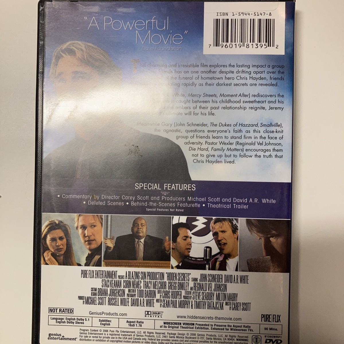 Hidden Secrets (NEW DVD, 2008) Reginald VelJohnson, Staci Keanan