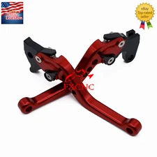 Red For Honda CBR250R 2011 2012 2013 FXCNC Brake & Clutch Levers Short Adjust