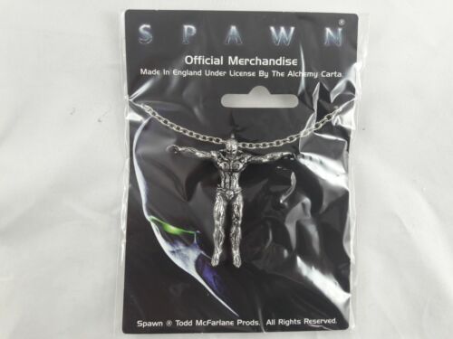 1997 SPAWN Movie Spawn Figure Necklace TODD McFARLANE Alchemy Carta Rare - Photo 1/2