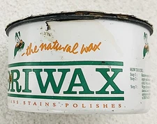 Vintage Briwax Cleans Stains Polishes Tin