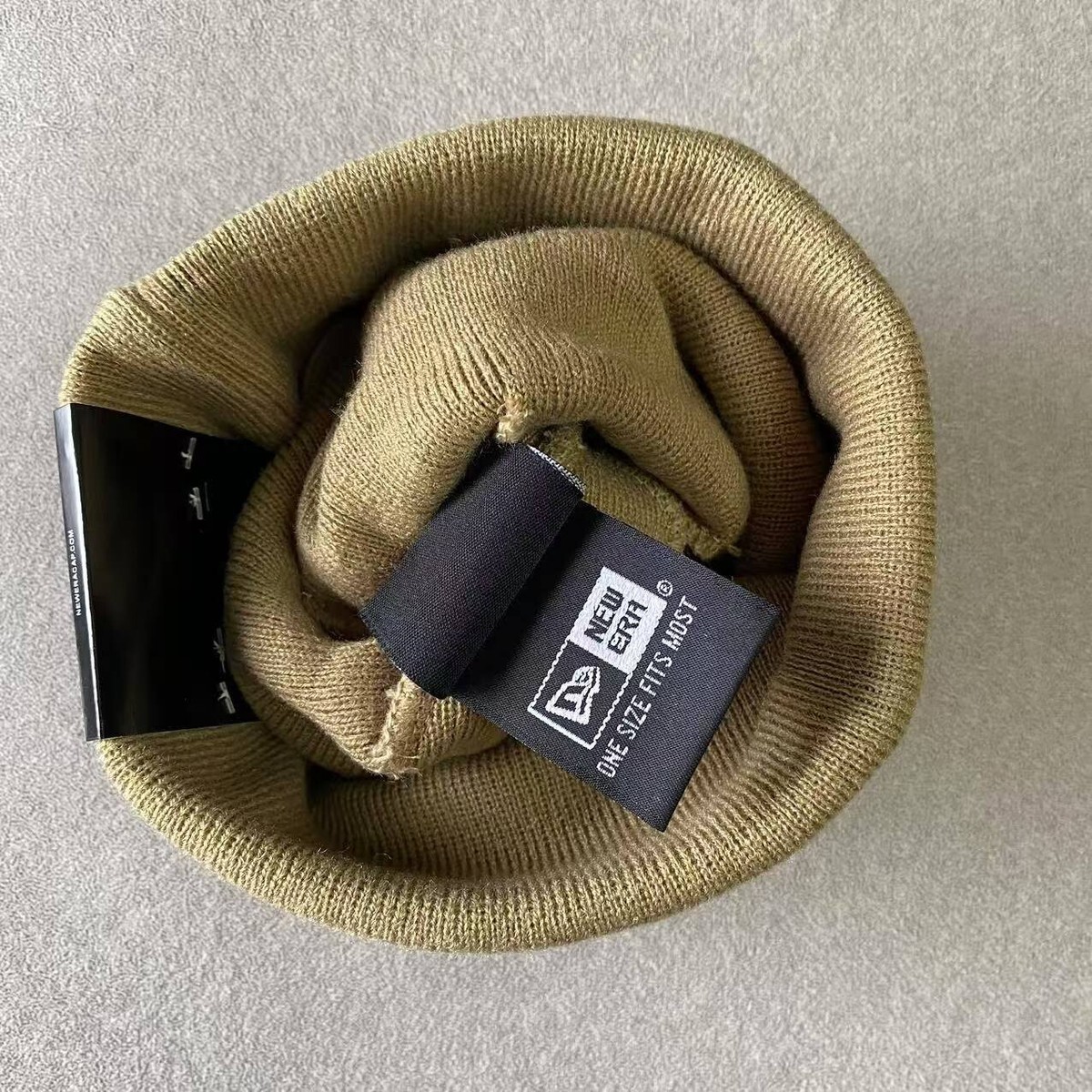 Supreme New Era FW23 Box Logo Beanie Dark Sand Brand New | eBay
