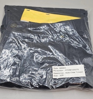 McDonalds Crew Arbeitshose Uniform Herren 30R - NEU im Beutel