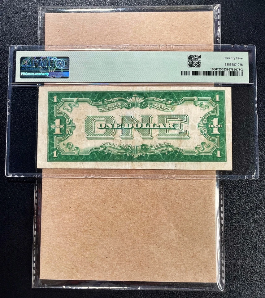 Fr. 1606* 1934 $1 Silver Certificate *STAR* PMG 25 - VF - Image 2 of 2
