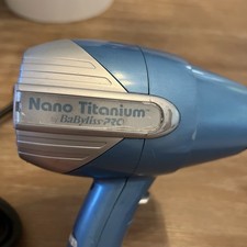 BaByliss Pro Nano Titanium Ionic Ceramic Professional Compact Hair Dryer Blue
