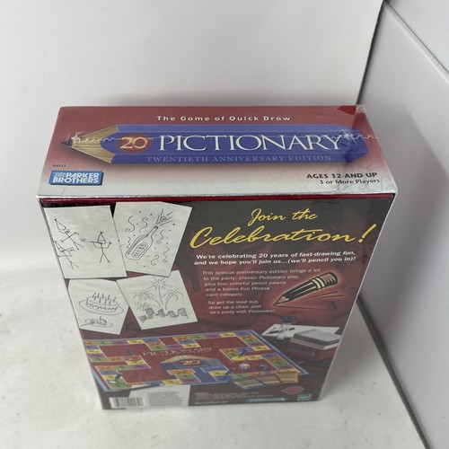 Pictionary 20th Anniversary Edition Spiel Quick Draw Familienspaß P.B. VERSIEGELT! - Bild 6 von 7